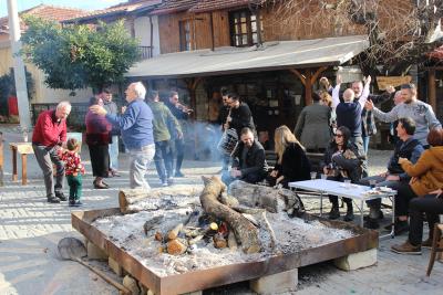 Ο Δήμαρχος Νάουσας Νίκος Κουτσογιάννης σε εκδηλώσεις την ημέρα της πρωτοχρονιάς