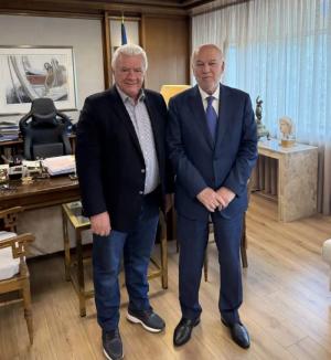 Επίσκεψη του Δημάρχου Αλεξάνδρειας στον Υπουργό Δικαιοσύνης Γεώργιο Φλωρίδη, για την παραχώρηση του κτηρίου του πρώην Ειρηνοδικείου
