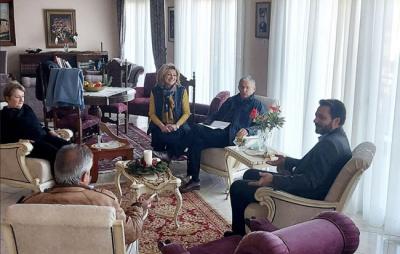 Ο Τάσος Μπαρτζώκας επισκέφθηκε το Γηροκομείο Βέροιας