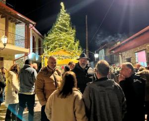 Φωταγωγήθηκαν τα Χριστουγεννιάτικα Δέντρα των Τοπικών Κοινοτήτων του Δήμου Νάουσας