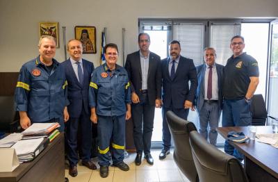 Κλιμάκιο της Νέας Δημοκρατίας με επικεφαλής τον Υφυπουργό Γιάννη Κεφαλογιάννη στην Ημαθία