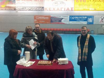 Η Διεύθυνση Προσχολικής Αγωγής και Αθλητισμού Δήμου Βέροιας έκοψε τη βασιλόπιτα