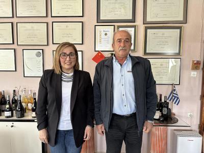 Στο VAENI με τον Γιώργο Φουντούλη συναντήθηκε η Στέλλα Αραμπατζή