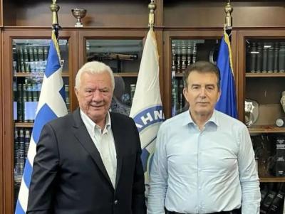 Επίσκεψη του Δημάρχου Αλεξάνδρειας στον Υπουργό Προστασίας του Πολίτη Μιχάλη Χρυσοχοΐδη, για ζητήματα ασφάλειας και συνεργασίας