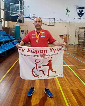 Ενα χρυσό και ένα χάλκινο μετάλλιο ο απολογισμός του "Εν Σώματι Υγιεί" στο Πανελλήνιο Πρωτάθλημα Para Badminton 2025