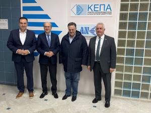 Με τον Υπουργό Κωστή Χατζηδάκη συναντήθηκε ο Πρόεδρος του Επιμελητηρίου Γιώργος Μπίκας