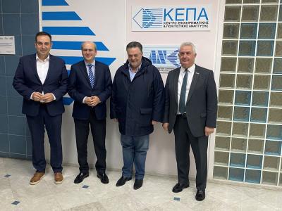 Με τον Υπουργό Κωστή Χατζηδάκη συναντήθηκε ο Πρόεδρος του Επιμελητηρίου Γιώργος Μπίκας