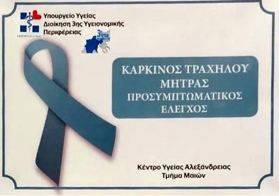 Ενημερωτική δράση και λήψη TEST PAP σε γυναίκες Ρομά στην Παλαιόχωρα Δήμου Αλεξάνδρειας
