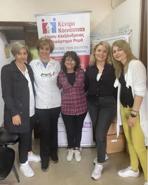 Δωρεάν εξέταση test-PAP σε γυναίκες του οικισμού Αγίου Γεωργίου στην Αλεξάνδρεια