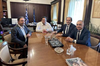 Συνάντηση του Δημάρχου Κώστα Βοργιαζίδη με τον Αναπλ. Υπουργό Εσωτερικών Θεόδωρο Λιβάνιο