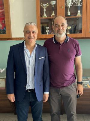 Συνάντηση του Θόδωρου Κακαγιάννη με τον Λάζαρο Τσαβδαρίδη