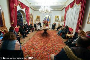 Επίσκεψη μαθητών του Ε.Ε.Ε.Ε.Κ. Λαζοχωρίου στον Μητροπολίτη Βέροιας