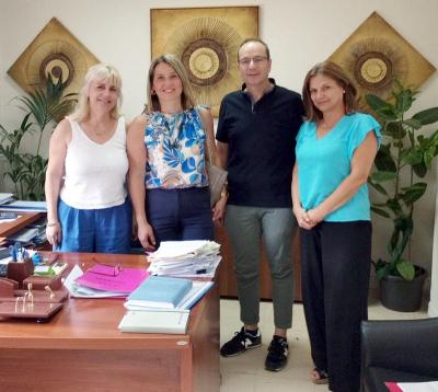 Το Νοσοκομείο Νάουσας επισκέφθηκε η Συρμούλα Τζήμα