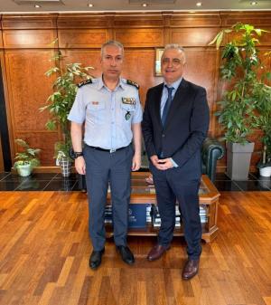 Ο Υφυπουργός Ανάπτυξης Λάζαρος Τσαβδαρίδης συναντήθηκε με τον Αρχηγό της Ελληνικής Αστυνομίας για θέματα της Ημαθίας