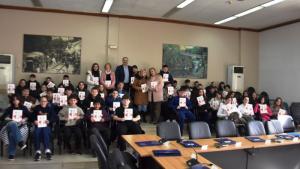 Επίσκεψη της Α’ Τάξης του 5ου Γυμνασίου Κορδελιού – Ευόσμου στο Δημαρχείο Νάουσας