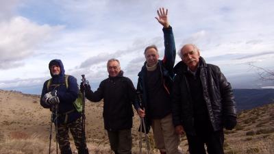 Στη κορυφή Φούρκα του Βέρμιου με τους ορειβάτες Βέροιας