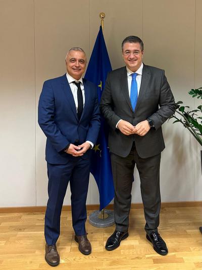 Συναντήσεις Τσαβδαρίδη στις Βρυξέλλες με τον Επίτροπο Ελλάδας στην Ευρωπαϊκή Ένωση και Έλληνες ευρωβουλευτές με επίκεντρο την Ημαθία
