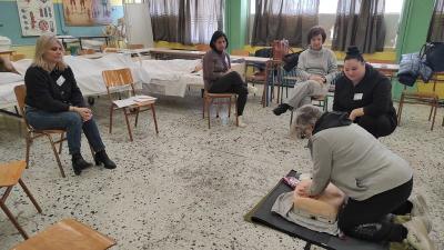 Ακόμη μια εκπαίδευση Α&#039; βοηθειών από το 1ο Εργαστηριακό Κέντρο Βέροιας