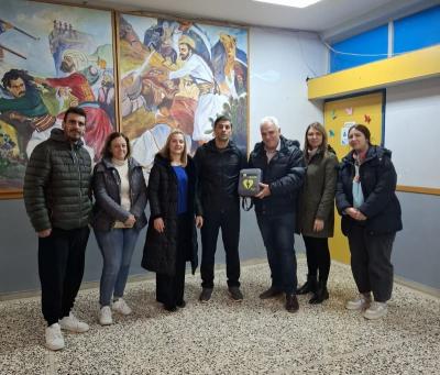 Δωρεά Απινιδωτή από το Σύλλογο Γονέων και Κηδεμόνων του 2ου Δημοτικού Σχολείου Μελίκης