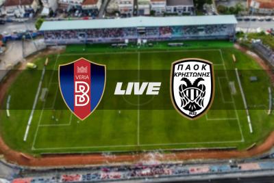 Γ' ΕΘΝΙΚΗ: ΒΕΡΟΙΑ - ΠΑΟΚ ΚΡΗΣΤΩΝΗΣ (LIVE)