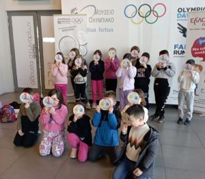 Οι μαθητές του Δημοτικού Σχολείου Αγ. Βαρβάρας επισκέφθηκαν το Ολυμπιακό Μουσείο