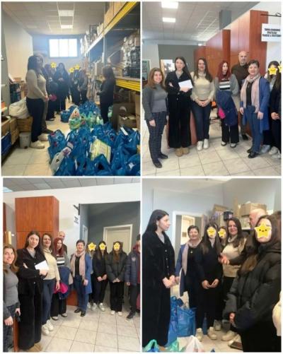 Επίσκεψη του Ε.Π.Α.Λ Αλεξάνδρειας στο Κοινωνικό Παντοπωλείο του Δήμου