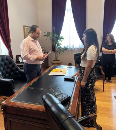 Ορκομωσία νέας υπαλλήλου στην Δημοτική Αστυνομία Βέροιας