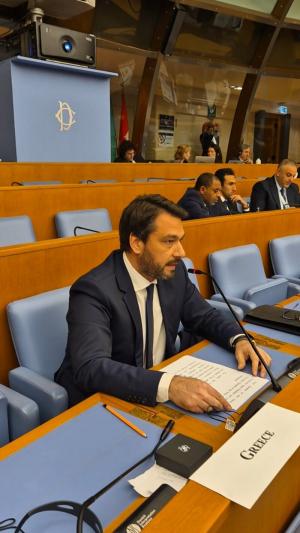 Ο Τάσος Μπαρτζώκας στην Ολομέλεια της Κοινοβουλευτικής Συνέλευσης Μεσογείου στη Ρώμη - Η ασφάλεια, η ανάπτυξη και οι εξελίξεις στη Μεσόγειο στο επίκεντρο της Συνόδου