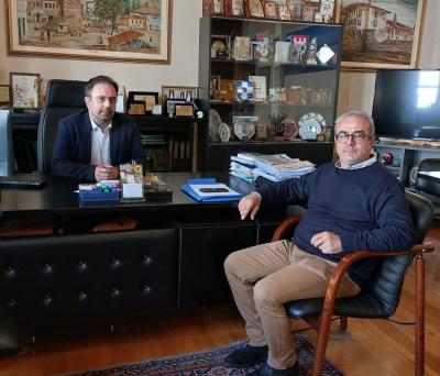 Εθιμοτυπική συνάντηση με τον Διοικητή της Δομής Φιλοξενίας Προσφύγων είχε ο Δήμαρχος Βέροιας