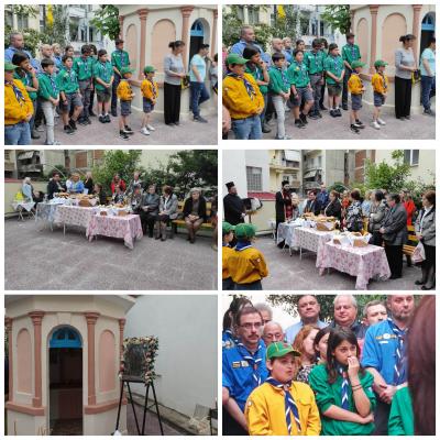 Αρτοκλασία στο εκκλησάκι των Αγίων Κωνσταντίνου και Ελένης από τους Προσκόπους Βέροιας