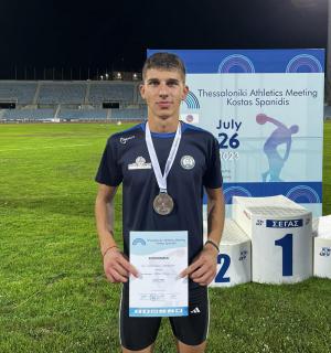 2η θέση και ατομικό ρεκόρ για τον Αθανασάκη του ΟΚΑ Βικέλας Βέροιας