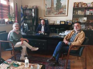 Επίσημη επίσκεψη της Αναπλ. Προϊσταμένης Εφορείας Αρχαιοτήτων Ημαθίας στον Δήμαρχο Βέροιας