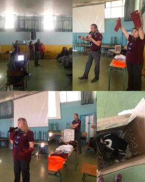 Το 3ο Σύστημα Δασοπροσκόπων Βέροιας ενημέρωσε τους μαθητές του 4ου Γυμνασίου για το έργο του