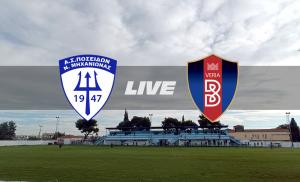 Γ' ΕΘΝΙΚΗ: ΠΟΣΕΙΔΩΝ ΜΗΧΑΝΙΩΝΑΣ - ΒΕΡΟΙΑ (LIVE)