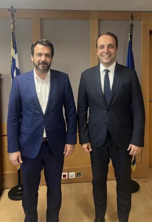 Συνάντηση Τάσου Μπαρτζώκα με τον Υφυπουργό Ψηφιακής Διακυβέρνησης – Γρήγορο και αξιόπιστο Διαδίκτυο σε κάθε περιοχή της Ημαθίας