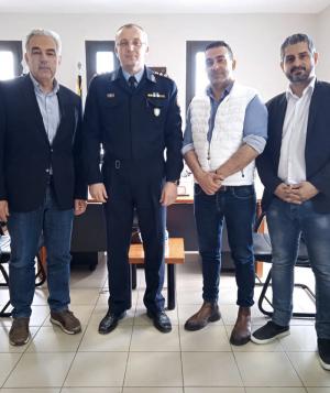 Επίσκεψη κλιμακίου της ΝΕ ΣΥΡΙΖΑ Ημαθίας στον Αστυνομικό Διευθυντή