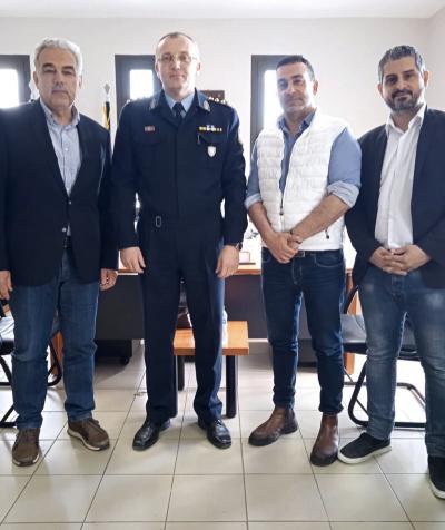 Επίσκεψη κλιμακίου της ΝΕ ΣΥΡΙΖΑ Ημαθίας στον Αστυνομικό Διευθυντή
