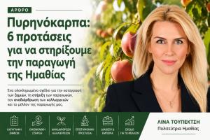 Λίνα Τουπεκτσή: Πυρηνόκαρπα. 6 προτάσεις για να στηρίξουμε την παραγωγή της Ημαθίας