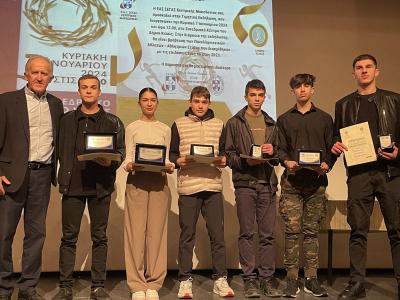 Έξι αθλητές του &quot;Βικέλα&quot; Βέροιας βράβευσε η ΕΑΣ ΣΕΓΑΣ Κεντρικής Μακεδονίας