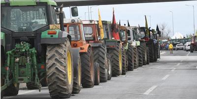 Συλλαλητήριο με τρακτέρ την Τρίτη στον κόμβο της Κουλούρας