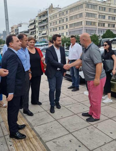 Ο Τάσος Μπαρτζώκας σε επίσκεψη στο Νομό Καβάλας με κλιμάκιο Βουλευτών της Νέας Δημοκρατίας