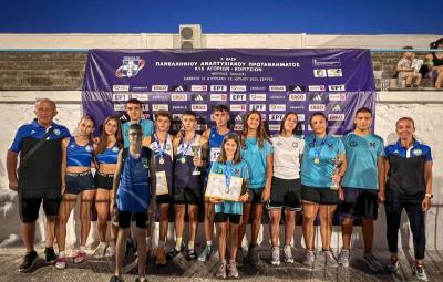 Με πέντε μετάλλια γύρισε ο &quot;ΟΚΑ Βικέλας&quot; Βέροιας από το Πανελλήνιο Πρωτάθλημα Στίβου Κ-16