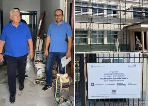 Την πρόοδο των σχολικών έργων παρακολουθεί ο Δήμαρχος Αλεξανδρειας