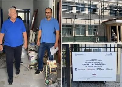 Την πρόοδο των σχολικών έργων παρακολουθεί ο Δήμαρχος Αλεξανδρειας