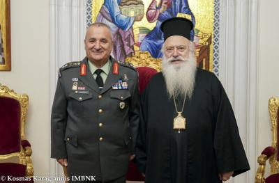 Ο νέος Διοικητής της Ι Μεραρχίας Πεζικού στον Μητροπολίτη Βεροίας