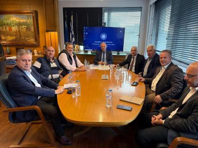 Η άρδευση της Ημαθίας και οι αποζημιώσεις αγροτών και κτηνοτρόφων στην ατζέντα της συζήτησης του Λάζαρου Τσαβδαρίδη με τον Υπουργό Αγρ. Ανάπτυξης