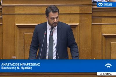 Τάσος Μπαρτζώκας: Να Αποζημιωθούν οι αγρότες, αυξημένες επιδοτήσεις ρεύματος για τις επιχειρήσεις, μέριμνα για τους δανειολήπτες