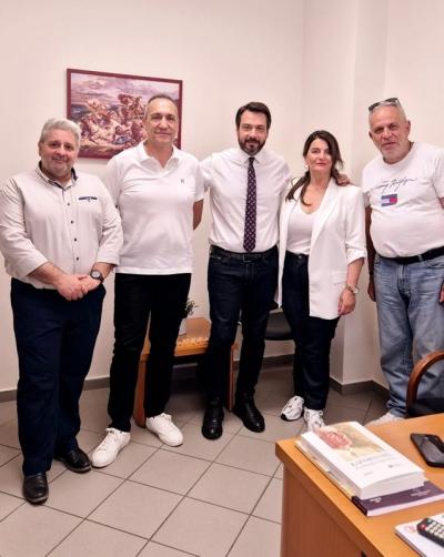 Συνάντηση του Τάσου Μπαρτζώκα με εκπροσώπους της ΔΑΚΕ Υγειονομικού του Γενικού Νοσοκομείου Βέροιας