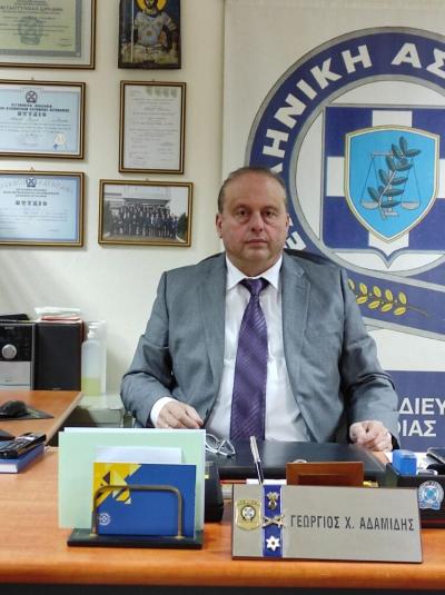 Ο πρώην Αστυνομικός Διευθυντής Ημαθίας Γιώργος Αδαμίδης, υποψήφιος βουλευτής με τον Κυριάκο Βελόπουλο