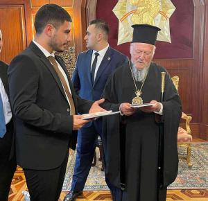 Ο πρόεδρος της Τοπικής Κοινότητας Νάουσας Αλέξανδρος Φειδάντσης στην Κωνσταντινούπολη